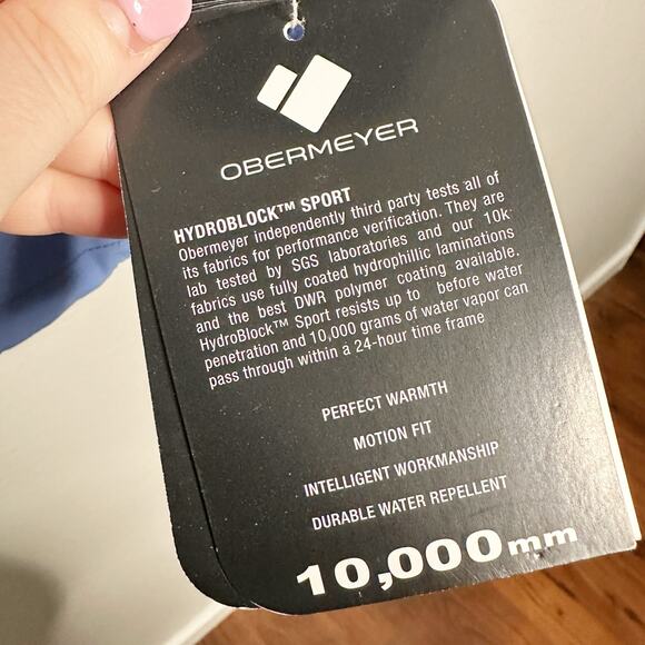 Obermeyer Teen Girls Taja Print Jacket Blue‎ Celestial - Juniors Size XL - NWT - Picture 8 of 15